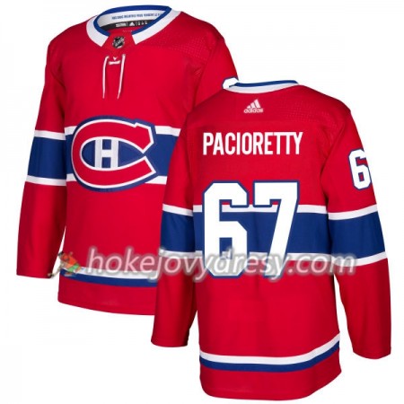 Pánské Hokejový Dres Montreal Canadiens Max Pacioretty 67 Červená 2017-2018 Adidas Authentic